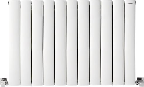 600 x 875 mm Lilac Yatay Beyaz Alüminyum Radyatör Standart Bağlantı