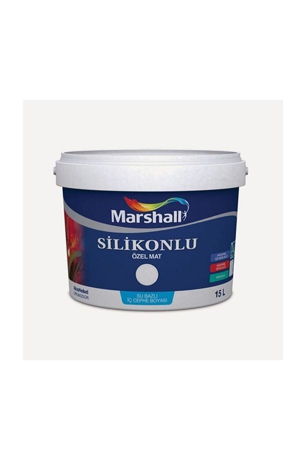 Silikonlu Özel Mat Silinebilir Iç Cephe Boyası 15 lt