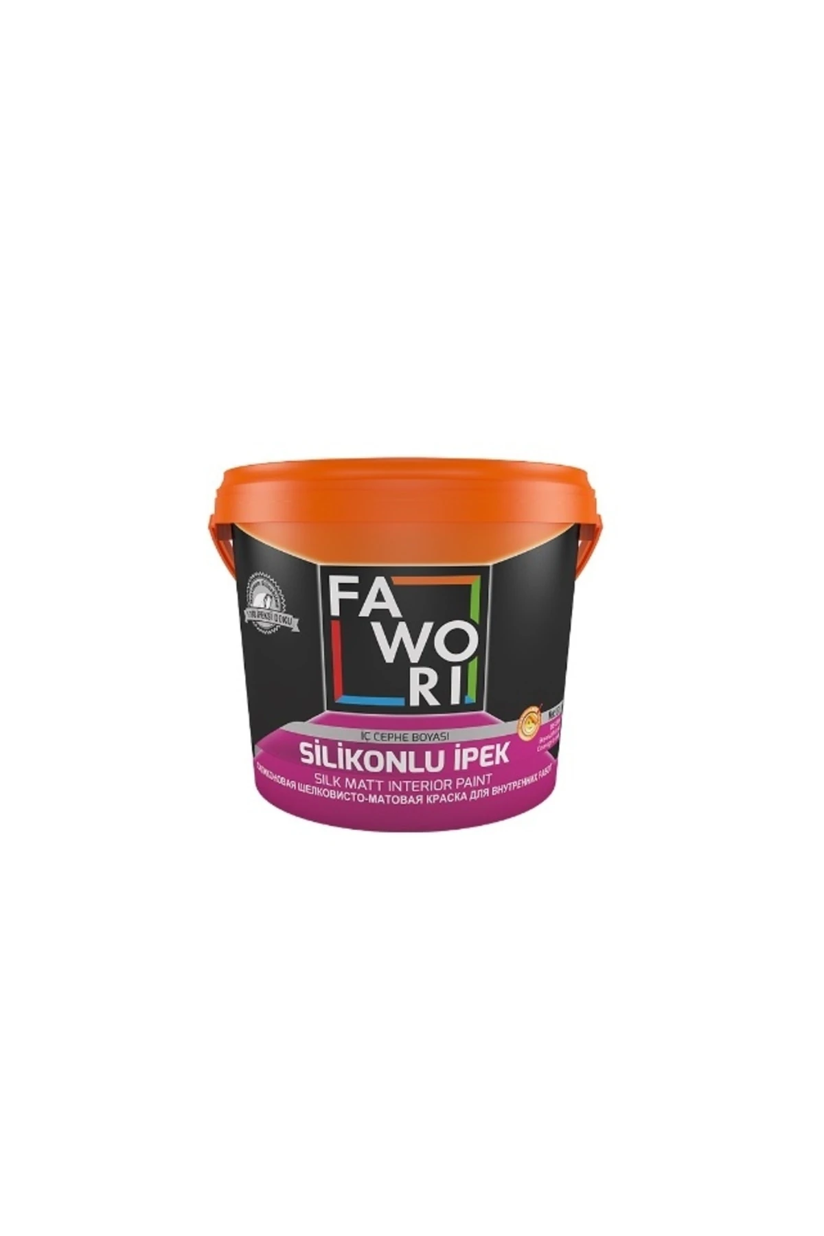 Silikonlu Ipek Tam Silinebilir Iç Cephe Duvar Boyası