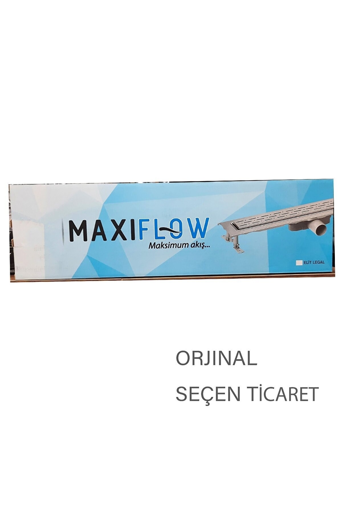 Paslanmaz Duş Kanalı 33 Cm Seramik Etekli Yer Süzgeci Duş Izgarası Güçlü