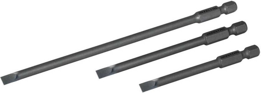 Izeltaş 6,5X75 mm Uzun Düz Bits Uç