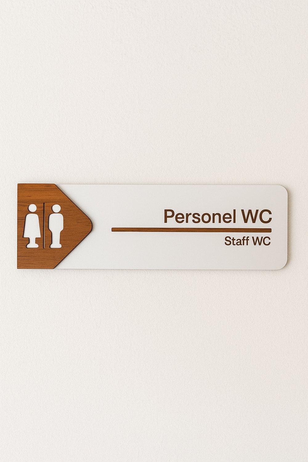 Personel Wc Ofis Oda Kapı Isimliği Yönlendirme Tabelası Levhası Kişiselleştirilebilir