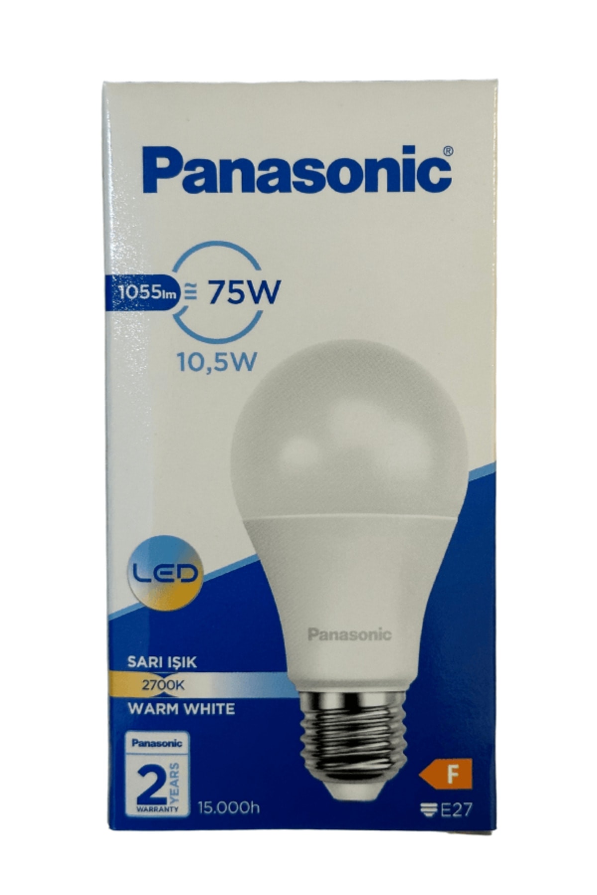 10,5W (75W) 2700K (Sarı Işık) E27 Duylu Led Ampul (2 Adet)