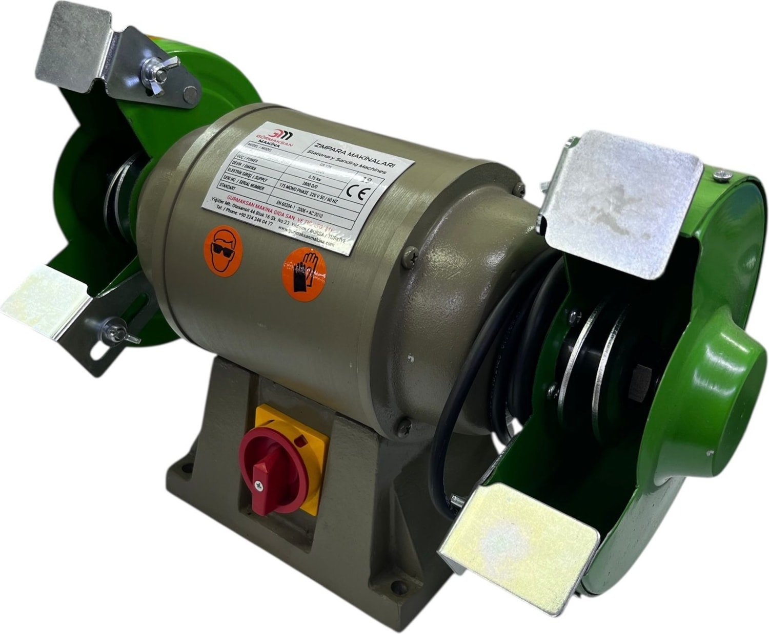 Zımpara Taş Motoru MONOFAZE-175 mm