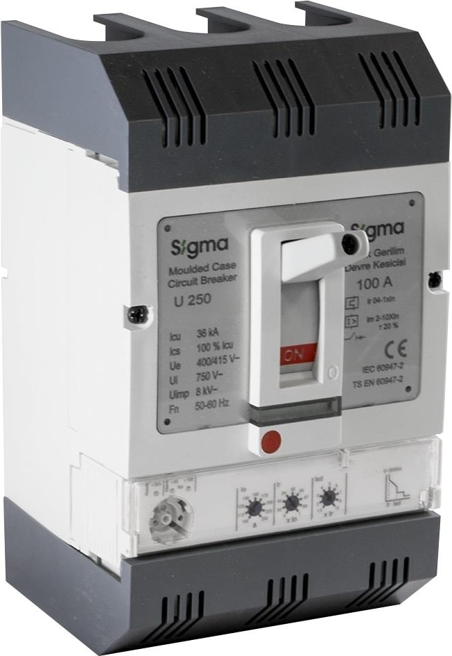 3U160010 3X1000A 70KA Termik Manyetik Şalter 400-1000A Ayarlı