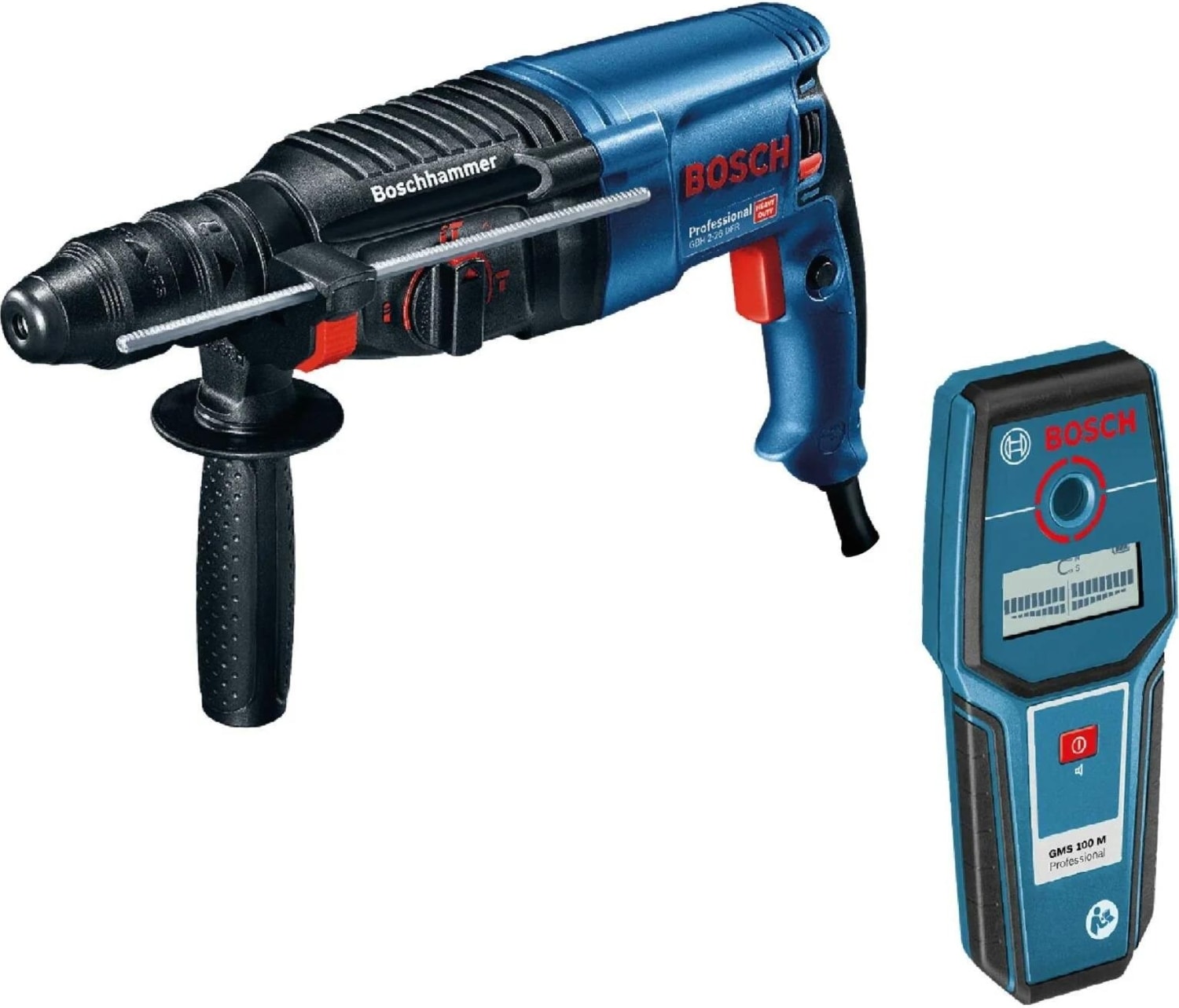 BOSCH Gbh 2-26 Dfr + Gms 100 Kırıcı Delici 800W 0.615.990.M51