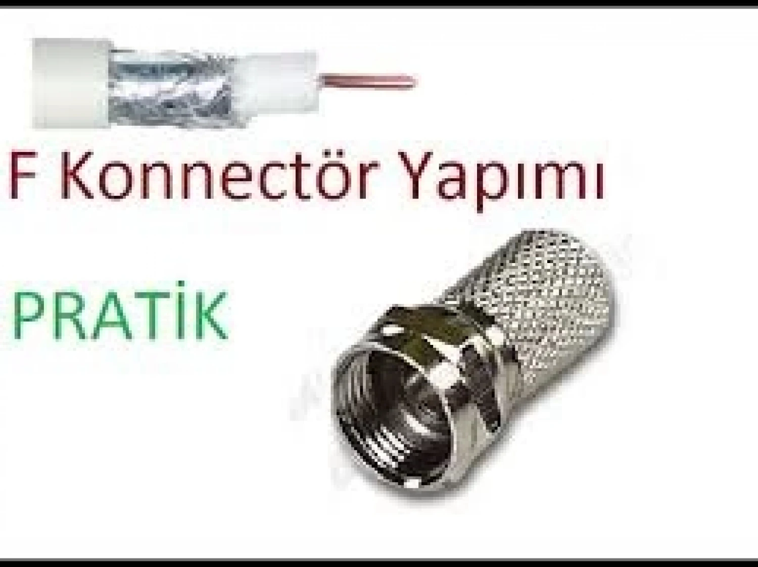 Ef Vida 50 Parça Uydu Konnektör Rg-6-F (K95)