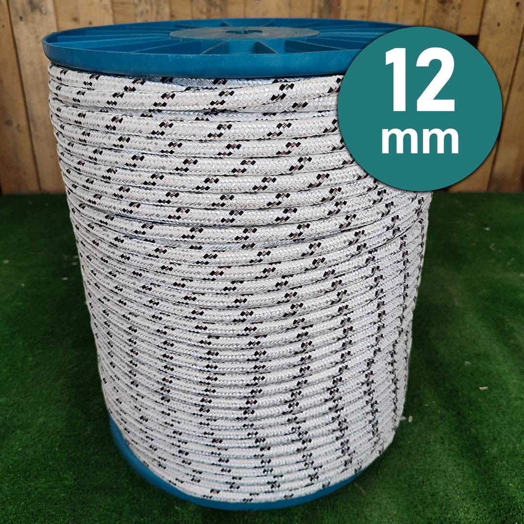 12 mm 160 Metre Örgü Halat Iskota Halat Denizci Tekne Halatı Salıncak Ip Dağcı Ip Halat