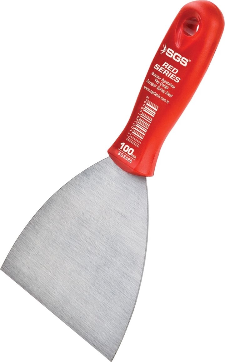 Ispatula Kırmızı Saplı 30mm