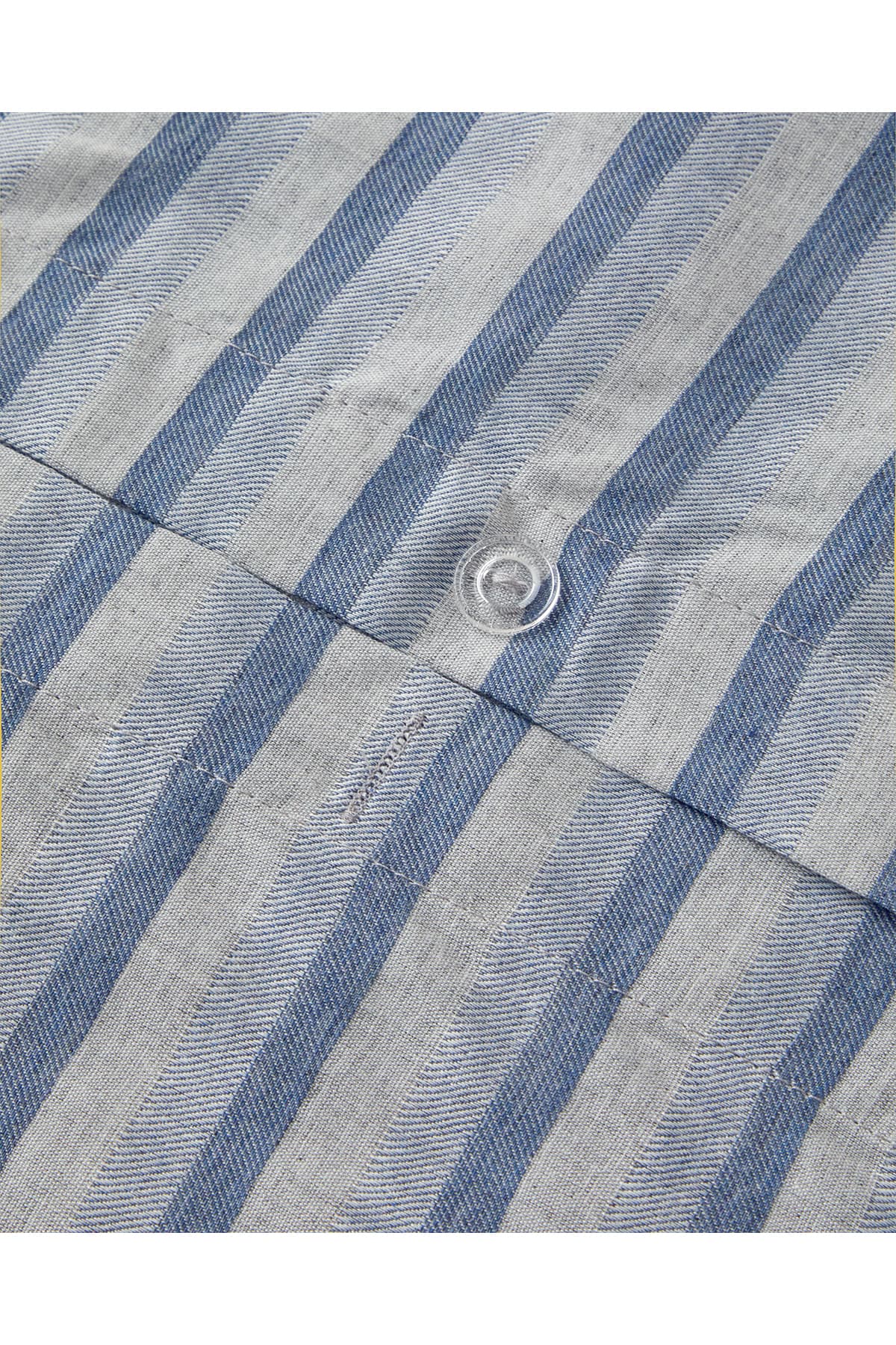 Elite Lines Ipliği Boyalı Tek Kişilik Nevresim Takımı Lacivert 160 X 220 Cm
