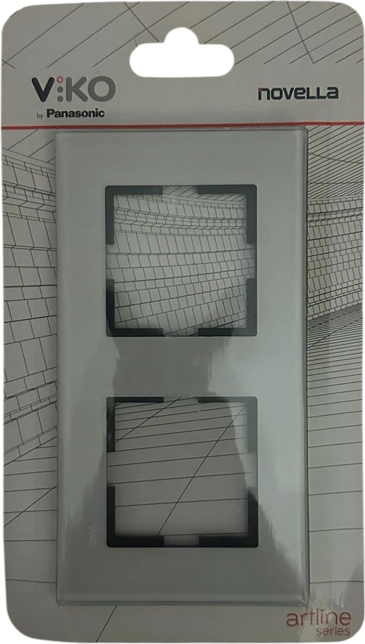 Novella 2 Li Çerçeve Cam Düz Beyaz