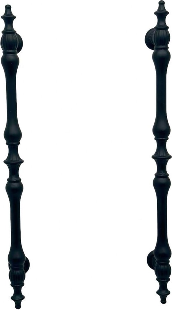 Şehzade Mat Siyah Mobilya Dolap Mutfak Çekmece Kulpu 160 mm ( 16 cm ) 5 Adet