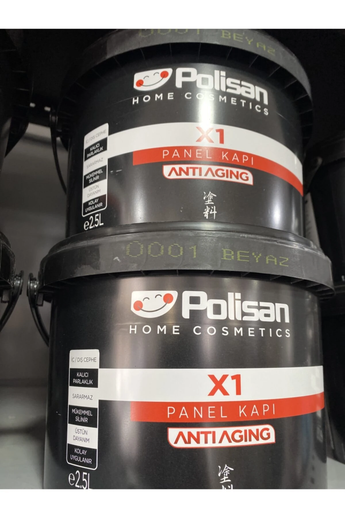 Anti Aging X1 Panel Kapı Boyası 1 Adet 2,5 L Beyaz Renk