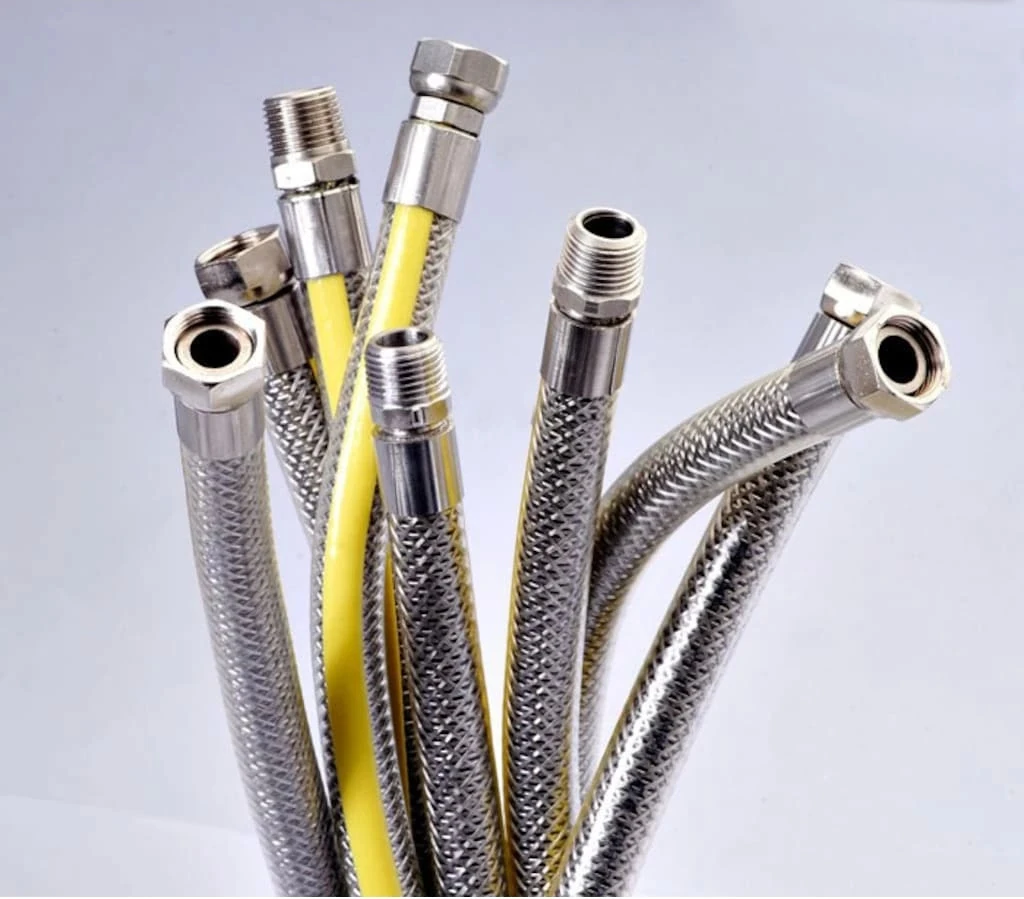 Ocak Fırın Doğalgaz Bağlantı Fleksi Extra Korumalı Hortum 0.75 cm