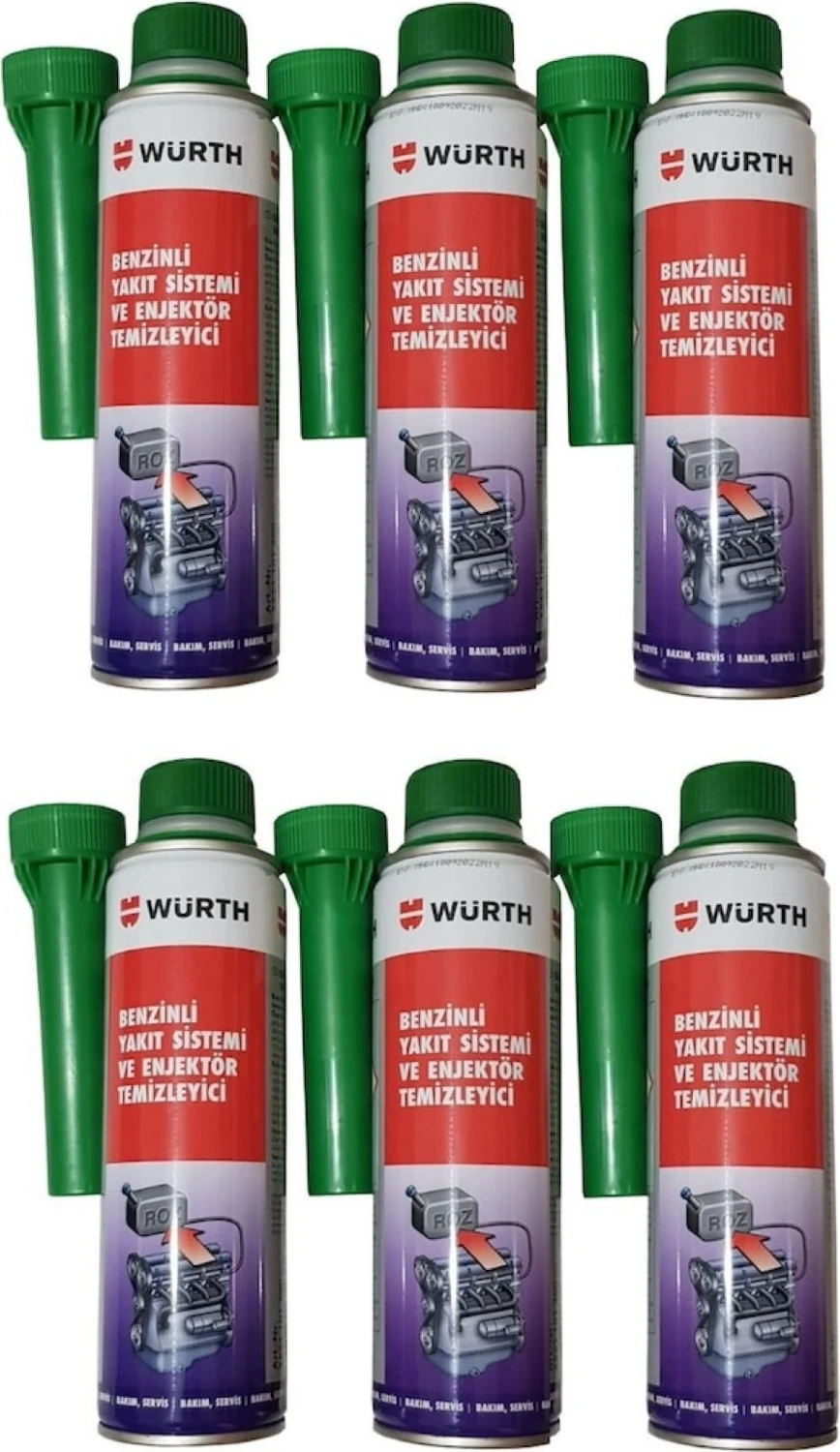 Benzin Enjektör Temizleyici Yeni Nesil 300 ml (6 Adet)