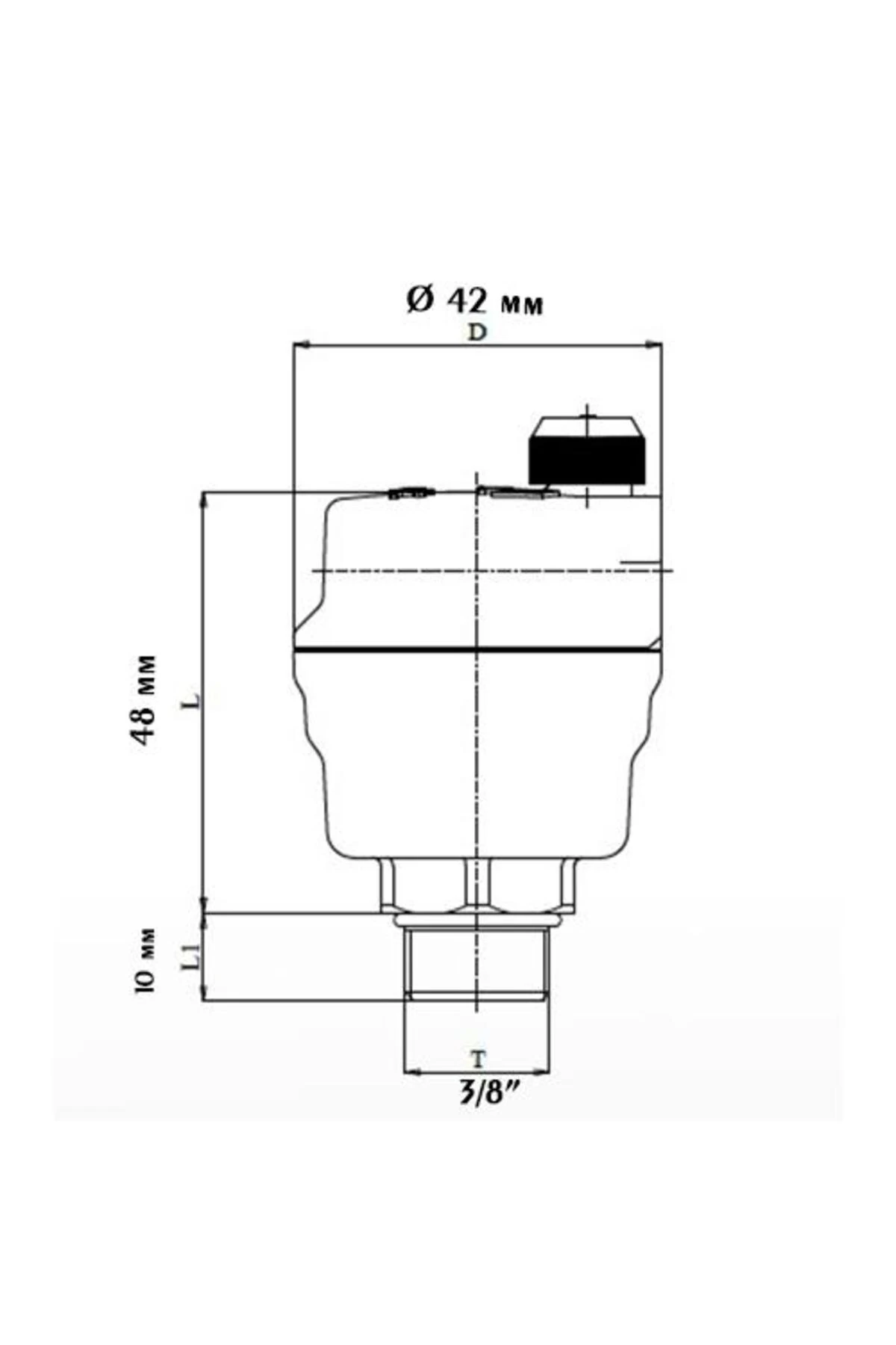 3/8" Otomatik Havalandırıcı - Çek Valfsiz 602109013