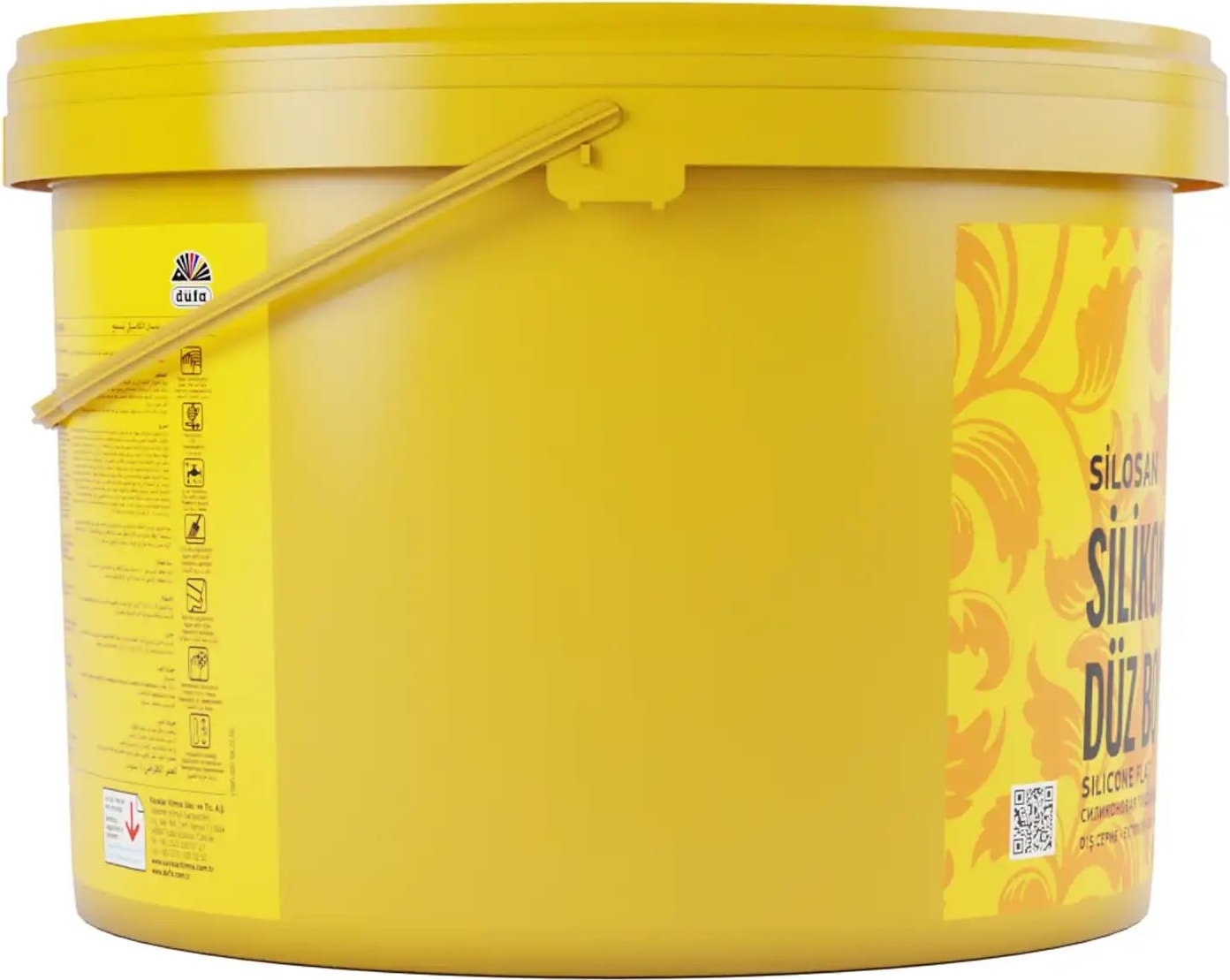 Silikonlu Düz Dış Cephe Duvar Boyası 1001 Beyaz 2.5 l