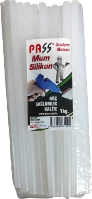 Kalın Sıcak Mum Silikon 1 kg 34 Adet