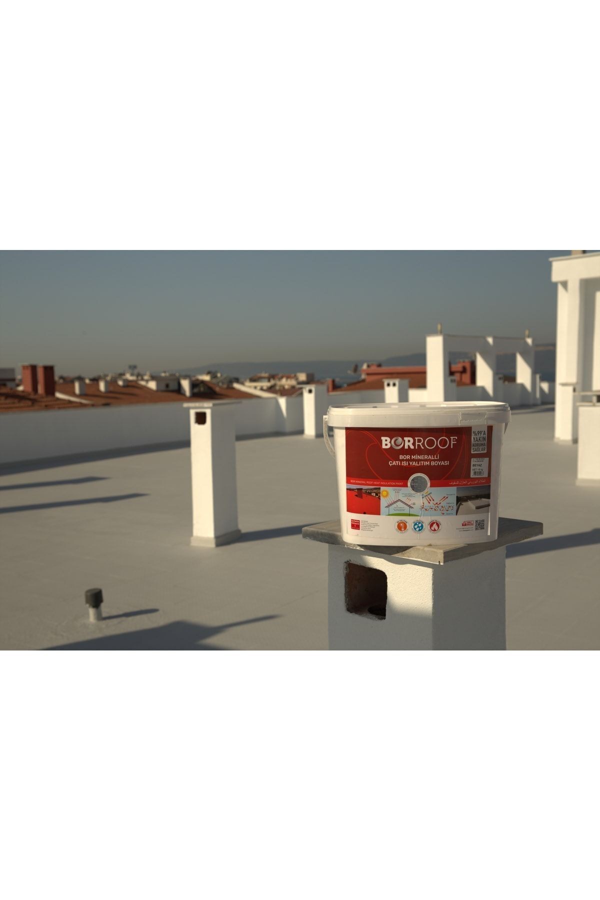 Borroof Çatı Isı Yalıtım Boyası 18 Kg