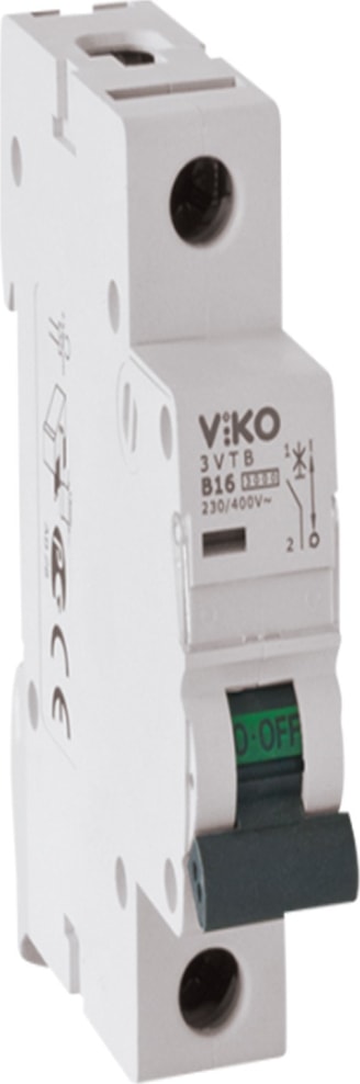 4VTB-1B16 4,5ka 1X16A B Tipi Otomatik Sigorta