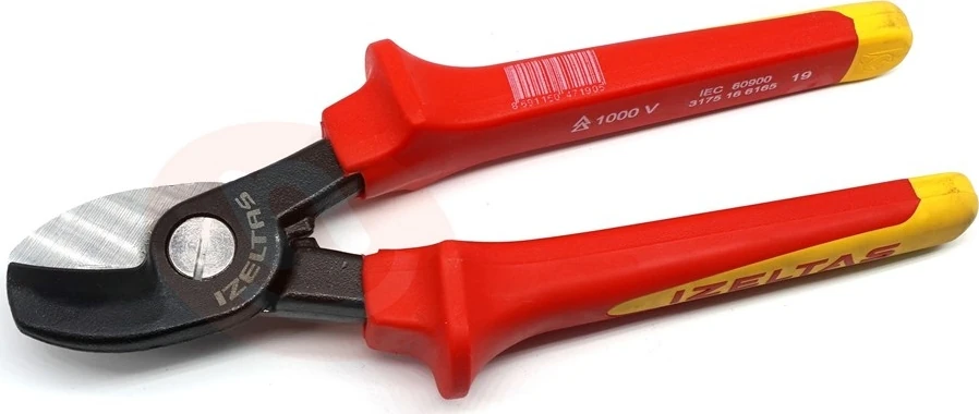 Izeltaş 1000V Izoleli Tek Ağızlı Kablo Kesici 165MM