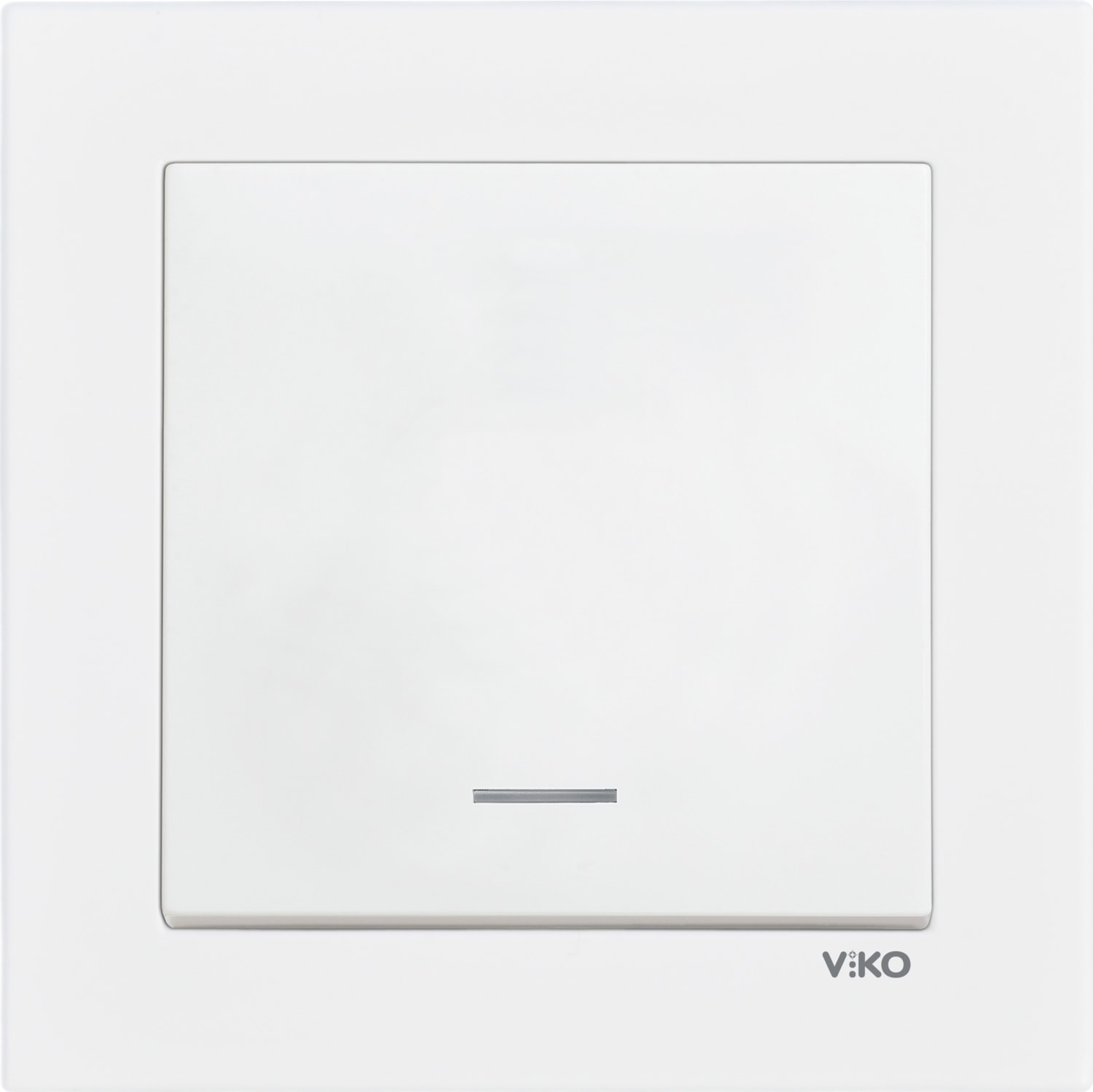 Karre 55 Serisi C1 Mekanizmalı Işıklı Anahtar Beyaz - 90940019