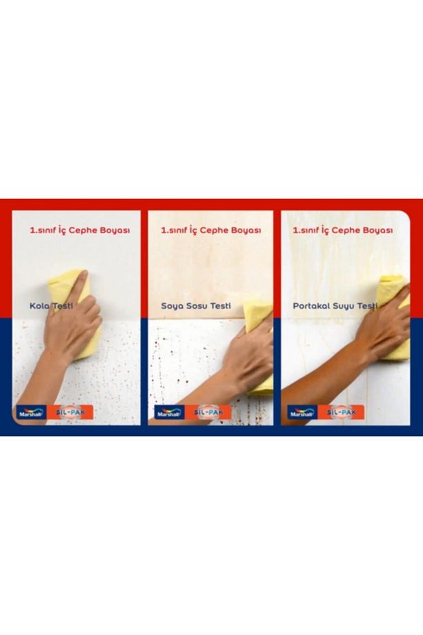 Sil-pak Leke Tutmaz Duvar Boyası 15 Lt - (20 Kg) Mum Işığı