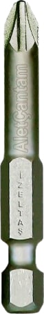 İZELTAŞ Izeltaş Bits Uç Yıldız Matkap Ucu Vidalama Pz2 x 50 mm Orta Boy 5 Cm