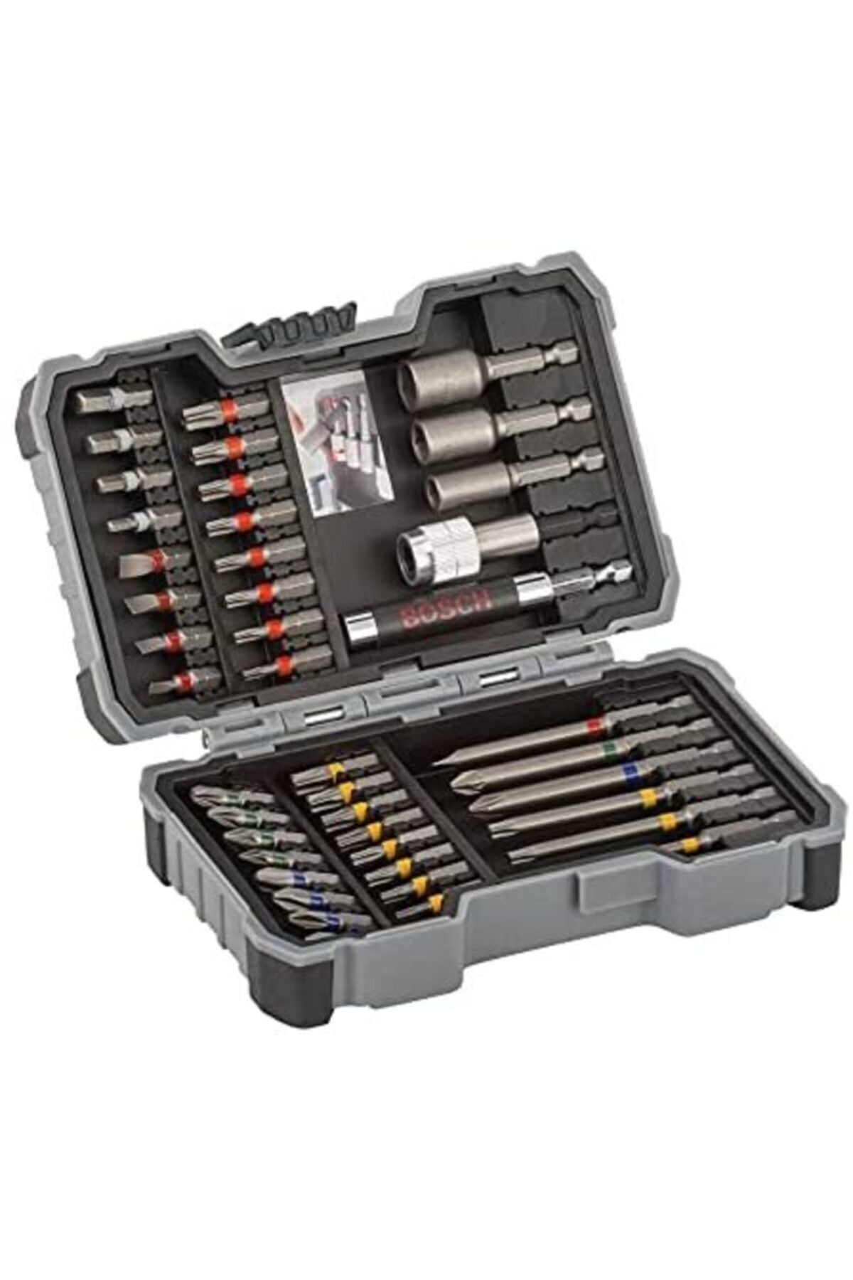 BOSCH Professional Vidalama Ucu Seti, Gri, 43 Adet