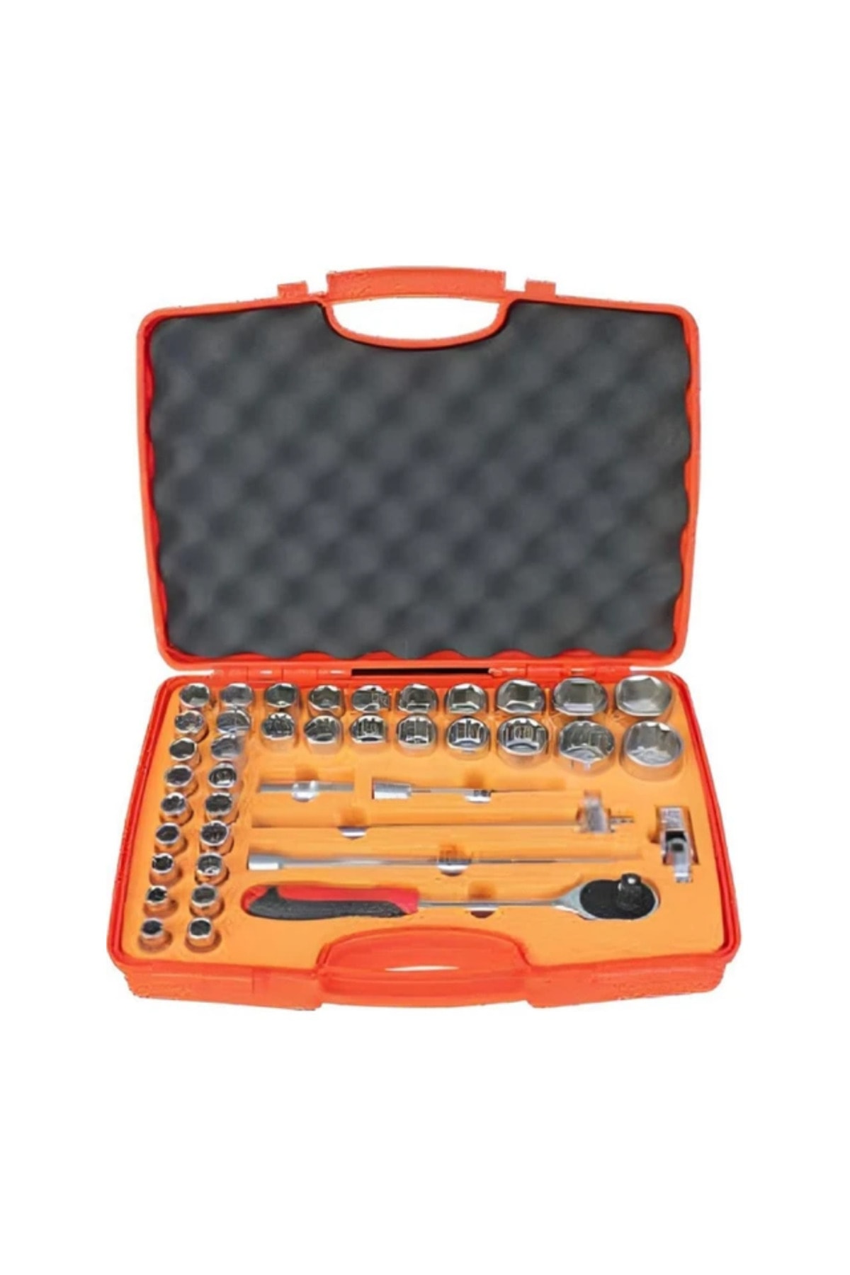 RİCO 40 Parça 3/8” 6 Köşe Uzun-kısa Lokma Seti