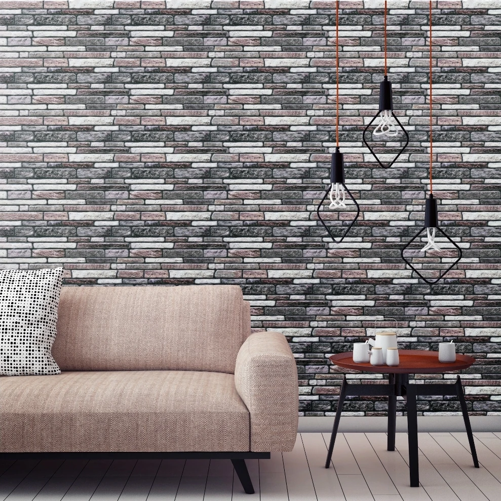 5 Adet (2,5m2) x Kesme Taş Desenli 3 Boyutlu Renkli Strafor Köpük Duvar Kaplama Paneli (KS-403)