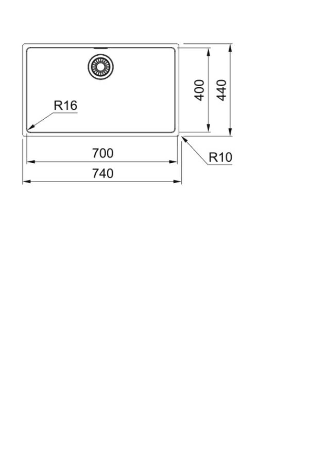 Maris Mrx 110-70 Tek Gözlü Eviye Sirius Doccia Armatür Seti (KROM)