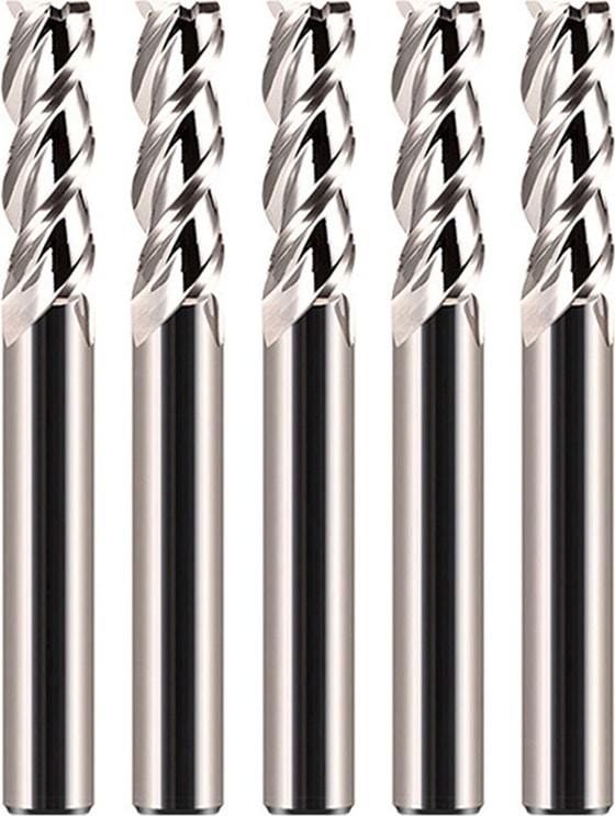 EİNHELL 5 Adet 55 Derece Spiral Yukarı Kesim Freze Uçları Seti 6mm Katı Karbür Cnc Ahşap Freze Uçları Ahşap Işçiliği Için (Yurt Dışından)
