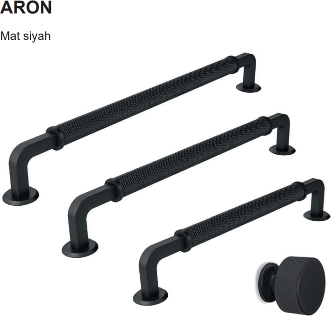 Aron Kulp Siyah Renkli 224MM 4'lü Paket