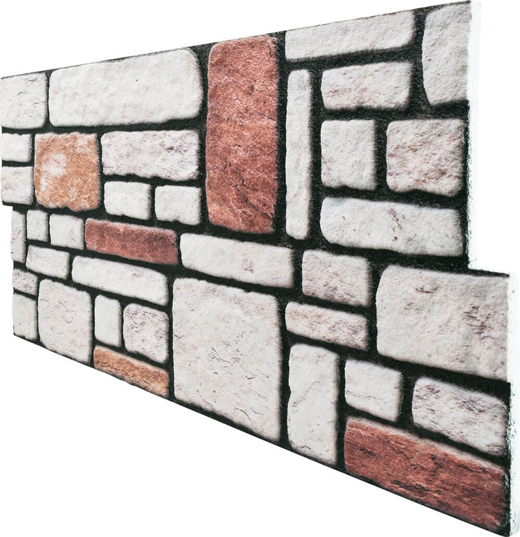 5 Adet (2,5m2) x Karma Taş Desenli 3 Boyutlu Renkli Strafor Köpük Duvar Kaplama Paneli (KR-315)