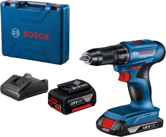 BOSCH Professional Gsr 185-LI 2.0 Ah + 3.0 Ah Çift Akülü Vidalama Makinesi