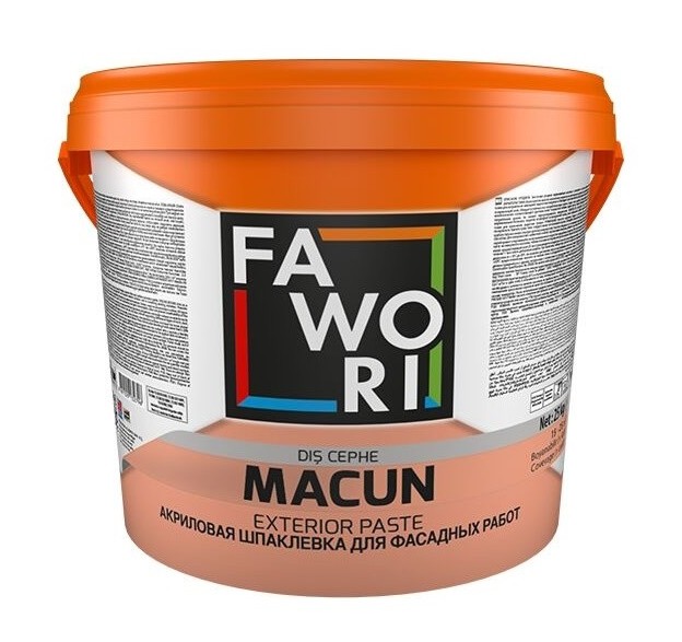 FAWORİ DIŞ CEPHE MACUNU 25 KG