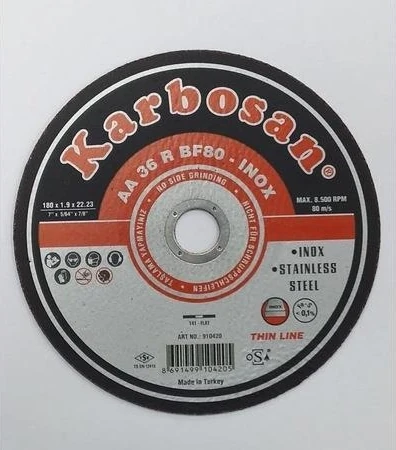 Karbosan Thinline Inox Kesici 180X1,9X22,23 mm