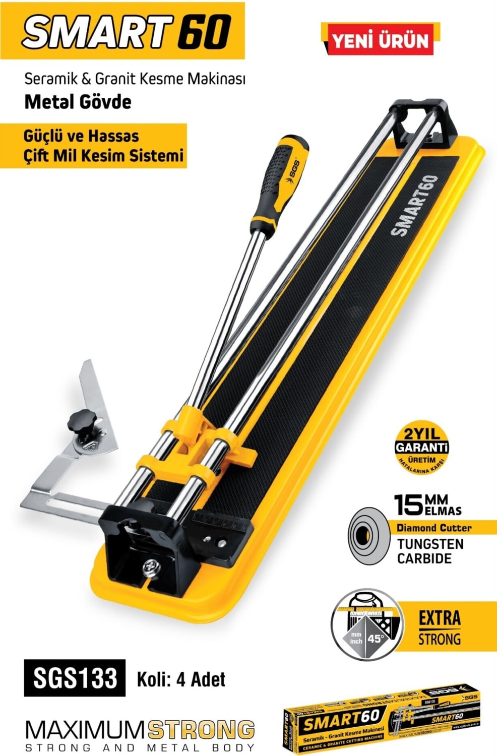 SGS133 - Smart 60 cm Seramik Granit Kesme Makinası