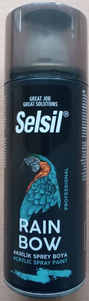 Isıya Dayanıklı Sprey Akrilik Boya - Siyah