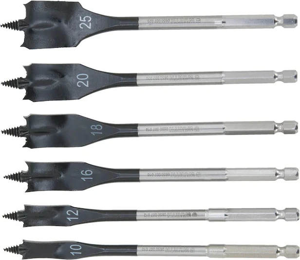 Ahşap Oyma Matkap Ucu Seti (6 Parça)