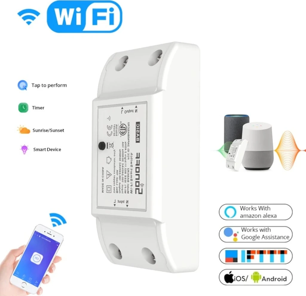 R2 Basic -Basic R2 Wifi Akıllı Ev Rölesi