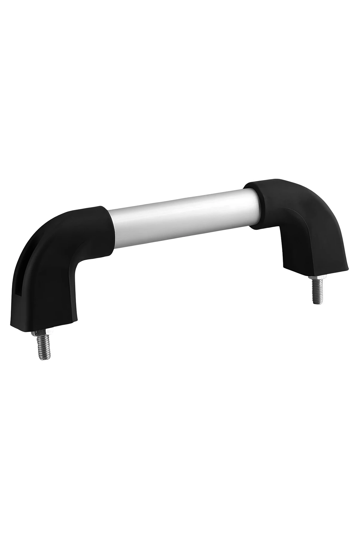 Profil Boru 20 Cm Kulp Krom-siyah Çekme Kol Tutamağı Çanta Valiz Pencere Kapı Tutamak