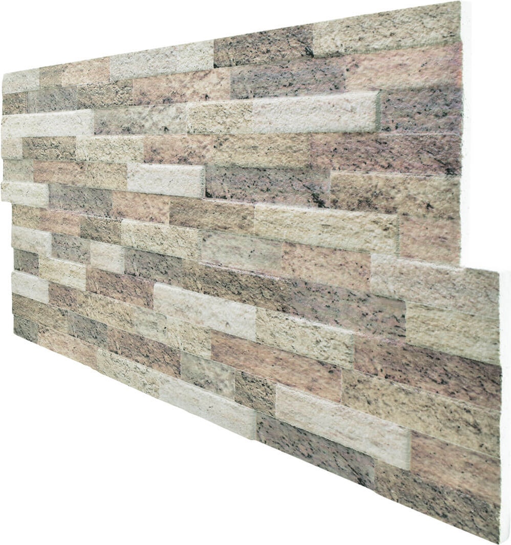 5 Adet (2,5m2) Patlatma Taş Desenli 3 Boyutlu Renkli Strafor Köpük Duvar Kaplama Paneli (PT-208)