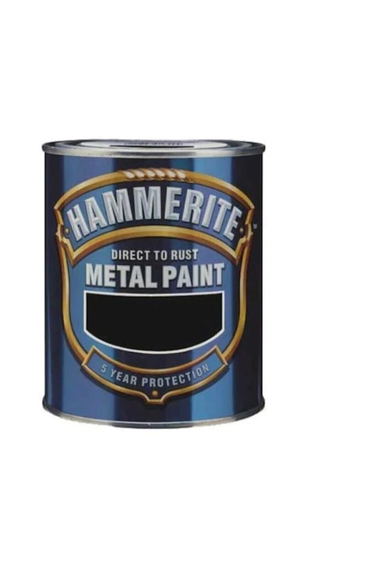 Mavi Hammerite Direkt Pas Üstü Pürüzsüz Metal Boyası 2.5 Lt