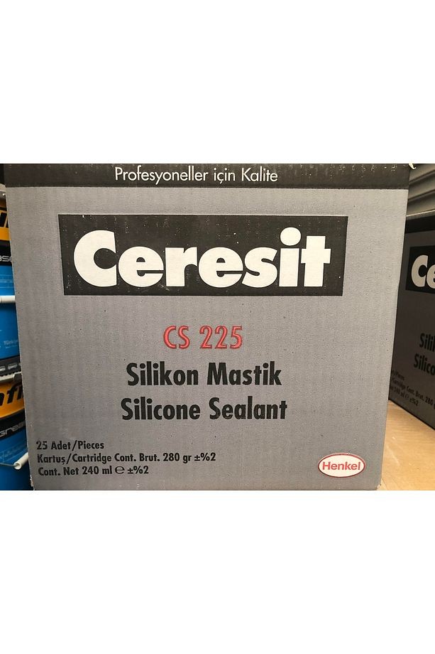 Ceresit Cs 225 280 Gr Beyaz Silikon (25 Adet) - 1 Koli