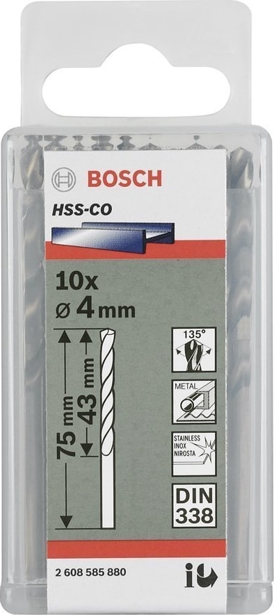 BOSCH Hss-Co 3,8X75 mm 10'lu Paket 2608588092