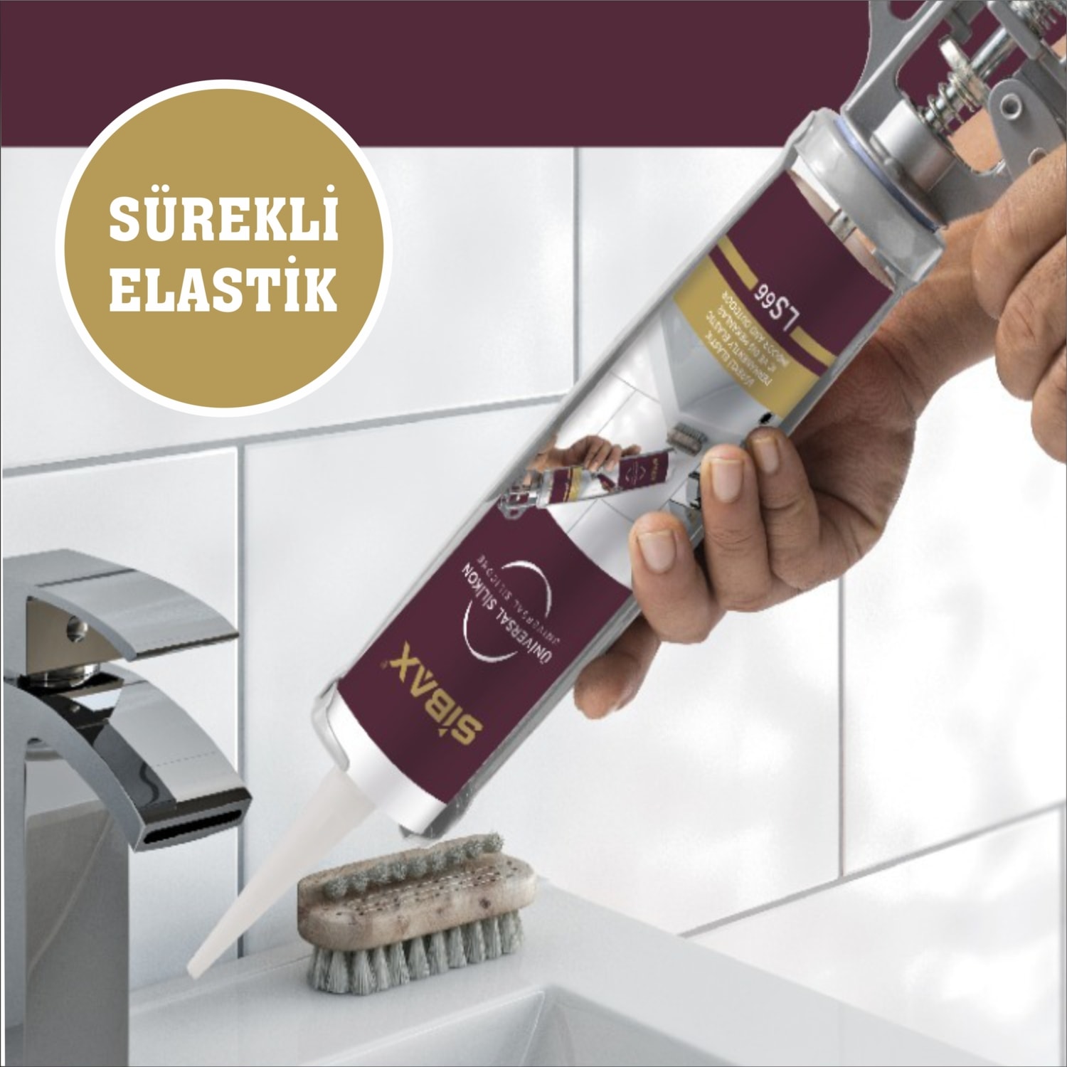 LS66 Tek Bileşenli Asetoksi Silikon 280 GR Genel Amaçlı Silikon