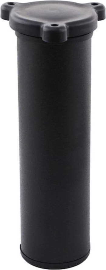 Metal Mobilya Koltuk 14 -16 cm Ayarlı Orta Destek Ayağı Mat Siyah
