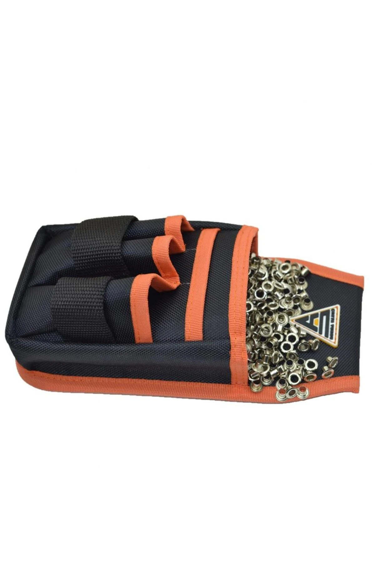 Cırtlı Alet Edevat Elektrikçi Tekniker Bel Çantası Siyah